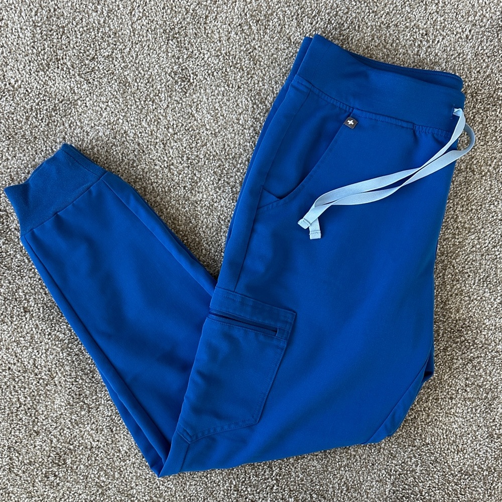 Figs Royal Blue Zamora Jogger Scrub Pants